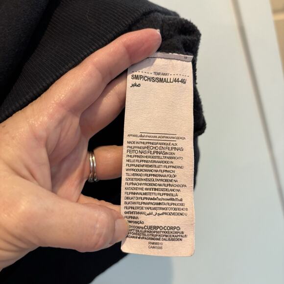 Under Armour Sweatshirt Mens Small Black Rival Fitted Loose Fleece Hoodie - Picture 12 of 16